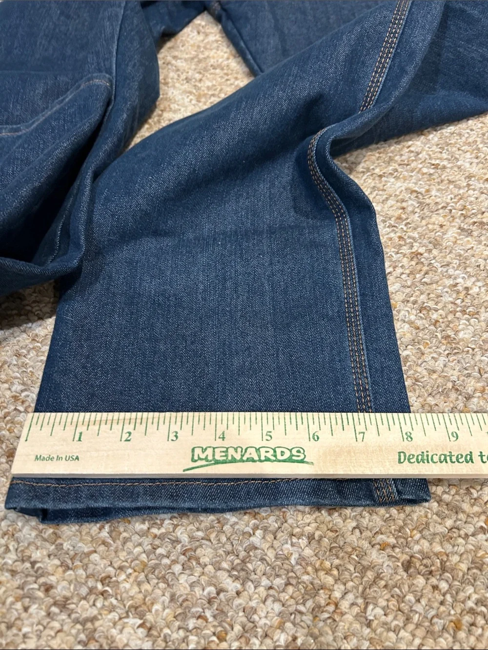 Dickies Flex Men’s 32x32 Dark Blue Carpenter Jeans Relaxed Straight